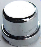 nut covers(10) 7/16" flat top hat chrome plastic 1/2" tall Kenworth Freightliner