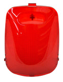 dome light lens rectangular red for 357/378/379/385/386/389 Peterbilt 2006 & up