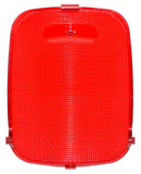 dome light lens rectangular red for 357/378/379/385/386/389 Peterbilt 2006 & up