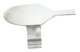 mud flap hanger end plug stainless steel 2 inch diameter for Peterbilt Kenworth