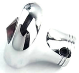 Universal Dash Deluxe Knob for 1/4” Shaft RED Jewel Chrome Set Screw UP#23587