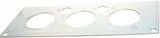 A/C Heater HVAC Plate for Kenworth W900 T800 T600 3 Knob 2 Hole Stainless Steel