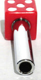 Door Lock Knobs Red Dice Screw on Inside Threaded 10-32 Plastic UP#70040