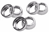 face nut covers(6) toggle switch chrome plastic Freightliner dash switches