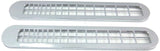 defroster vent covers(2) chrome plastic for 379 Pete Peterbilt 1995-2005