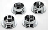 dash hole plugs(4) 3/4" chrome plastic for Kenworth lower console hole cover