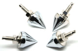 Spike License Plate Bolts Universal Fit Zinc Die Cast 1/8” OD UP#10878-Pack of 4