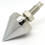 Spike License Plate Bolts Universal Fit Zinc Die Cast 1/8” OD UP#10878-Pack of 4