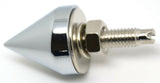 Spike License Plate Bolts Universal Fit Zinc Die Cast 1/8” OD UP#10878-Pack of 4