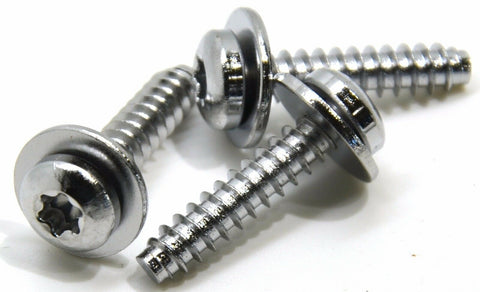 Dash panel screws(3) replacements chrome steel Freightliner Cascadia 2008+