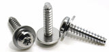 Dash panel screws(3) replacements chrome steel Freightliner Cascadia 2008+