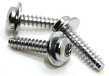 Dash panel screws(3) replacements chrome steel Freightliner Cascadia 2008+