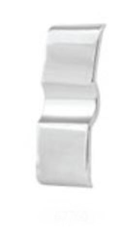 Switch cover 2 hole blank chrome plastic Freightliner Cascadia 2008 & up dash