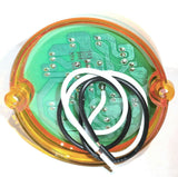 Light 19 amber LEDS amber lens beehive for Peterbilt Grakon top of cab lite each