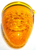 Light 19 amber LEDS amber lens beehive for Peterbilt Grakon top of cab lite each