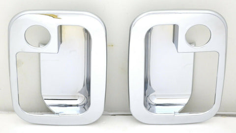 Door Handle Covers(2) Exterior Chrome Plastic 2005-16 Peterbilt 379 386 388 389