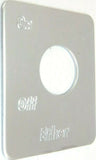 GG Switch Plate for Peterbilt Ether On/ Off Stainless Steel #68485