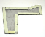 Cup Beverage Holder Side Trim for 379 Peterbilt 2001-05 Stainless GG#67951