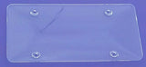 License Plate Protector Bubble Style 4 Hole Clear Plastic 12 1/2" GG#60085-Pair