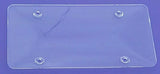 License Plate Protector Bubble Style 4 Hole Clear Plastic 12 1/2" GG#60085-Pair
