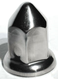 UP Lug Nut Covers 33 mm Round Pointed Stainless 2 3/8" Tall #10083 Set of 20