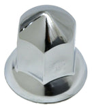 Lug Nut Covers 33mm Cone Pointed Chrome Steel 2 3/8" Tall GG#10273 Set of 20