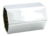 20-Lug Nut Covers 33 mm Push-On Hex Flat Top Chrome Plastic 3" Tall GG#10237