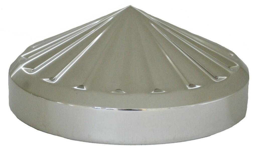 GG Hub Cap Rear 8" I.D. Pointed Cone Pinwheel Style Stainless Steel #20134 Each