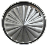 GG Hub Cap Rear 8" I.D. Pointed Cone Pinwheel Style Stainless Steel #20134 Each
