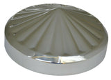 GG Hub Cap Rear 8" I.D. Pointed Cone Pinwheel Style Stainless Steel #20134 Each