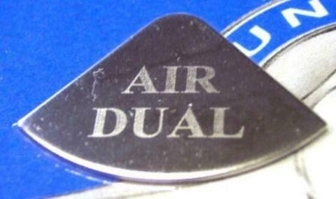 UP Gauge Emblem for Freightliner Air Dual Stainless Steel Etched #48083