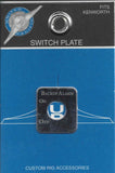 UP Switch Plate for Kenworth Back Up Alarm Stainless Steel Etched Letters #48216