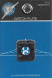 UP Switch Plate for Kenworth CB Radio Stainless Steel Etched Letters #48227