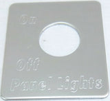 GG Toggle Switch for Peterbilt Panel Lights On/ Off Stainless Steel #68493