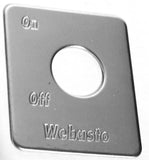 GG Toggle Switch for Peterbilt Engine Heater Webasto Stainless Steel #68489