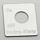 GG Toggle Switch for Peterbilt Back Up Alarm Stainless Steel #68465