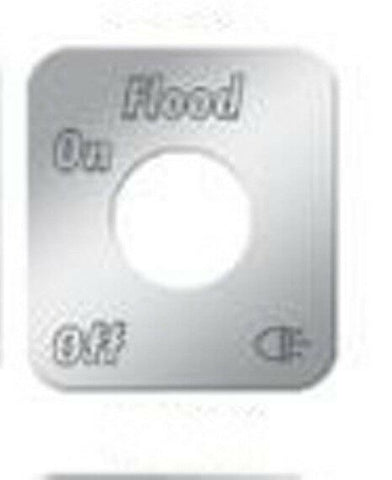 GG Switch Plate for Kenworth Flood Lights Stainless Steel Block Letters #68540