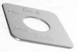 GG Switch Plate for Freightliner Fuel Tach Stainless Steel #68764
