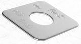 GG Switch Plate for Freightliner Fuel Tach Stainless Steel #68764