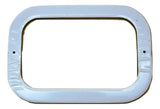 GG Rectangular Light Bezel/Trim For Rubber Grommet Stainless 2 Hole #80784 Each