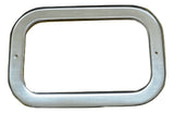 GG Rectangular Light Bezel/Trim For Rubber Grommet Stainless 2 Hole #80784 Each