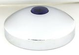 GG Hub Cap Rear 8" I.D. Chrome Plated w/ 2" Top Purple Reflector #20213 Each