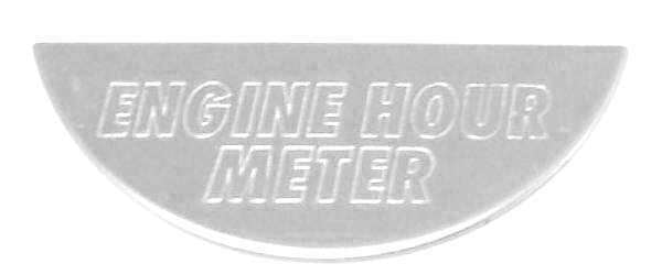 GG Gauge Emblem for Freightliner Engine Hour Meter Stainless Steel #68813