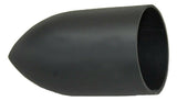 UP Lug Nut Covers 33 mm Screw-On Bullet Matte Black 3 7/8" Tall #10550 Set of 5