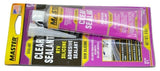 Master Clear Silcone Adhesive for Attaching Door View Window Trim (9-1) #21718-2