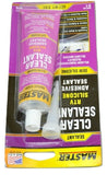 Master Clear Silcone Adhesive for Attaching Door View Window Trim (9-1) #21718-2