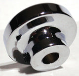 UP Wiper Control Knob Chrome Aluminum w/ Blue Maltese Cross Sticker #23625