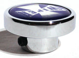 UP Wiper Control Knob Chrome Aluminum w/ Blue Maltese Cross Sticker #23625