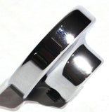 UP Wiper Control Knob Chrome Aluminum w/ Blue Maltese Cross Sticker #23625