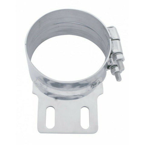 UP Exhaust Butt Joint Clamp for 7" Peterbilt Stack w/Tab Stainless #10321 Each